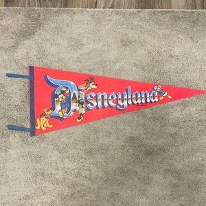 Vintage Disneyland pennant 80s or 90s